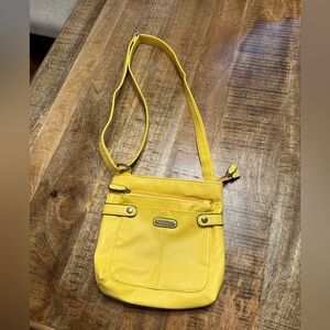 Rosetti Yellow Pebbled Crossbody Bag